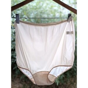 NWOT🇺🇸Vtg Kayser 100% Tricot Nylon Sz7 COMFORT SHIELD Panties 2Mushroom Gusset